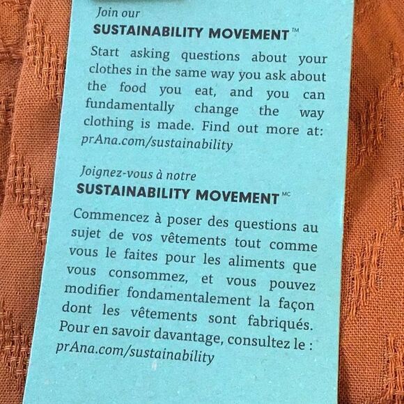 Prana Emery Run Copper Zigzag Sleeveless Tunic Blouse- New With Tags - Picture 13 of 16